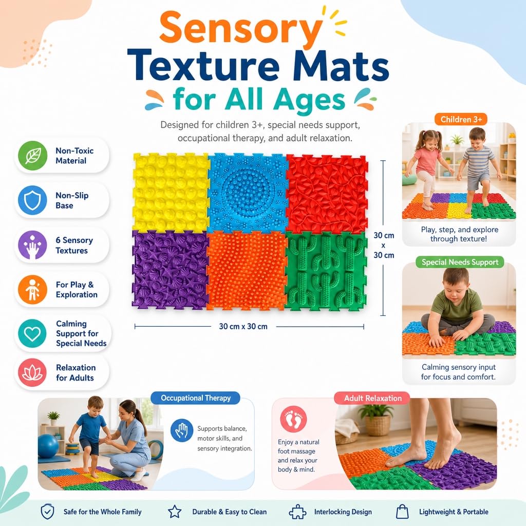 Amazon.co.jp: Edusense 自閉症の子供のための感覚マット - 子供のため